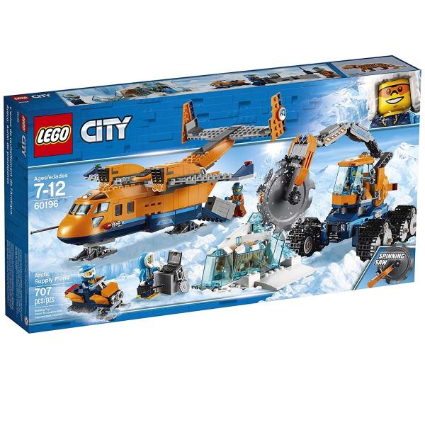 レゴ 60196 レゴシティ 北極輸送ヘリコプターと作業車 - 知育玩具