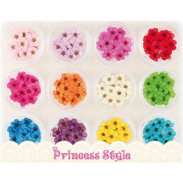 ドライフラワー 上質 押し花 こでまり 120枚 ネイル パーツ レジン  