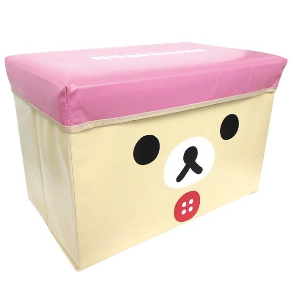 リラックマ 連結組み立て収納BOX 3種セット リラックマ」のデザインが