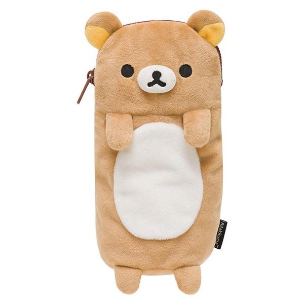 リラックマぬいぐるみペンポーチ 立てて使える筆箱 リラックマ
