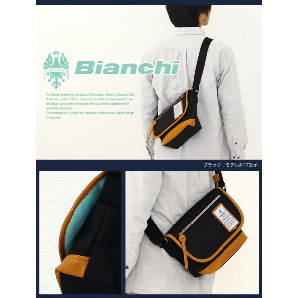 メッセンジャーバッグ ミニ ビアンキ Bianchi 送料無料