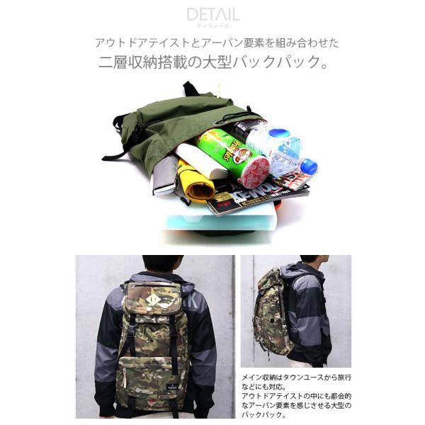 ぽむ INDISPENSABLE×DETAILS リュック バックパック INDISPENSABLE インディスペンサブル リュックサック フラップ