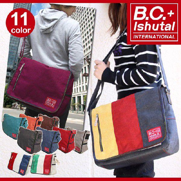 メッセンジャーバッグ ショルダーバッグ B.C.+ISHUTAL イシュタル 