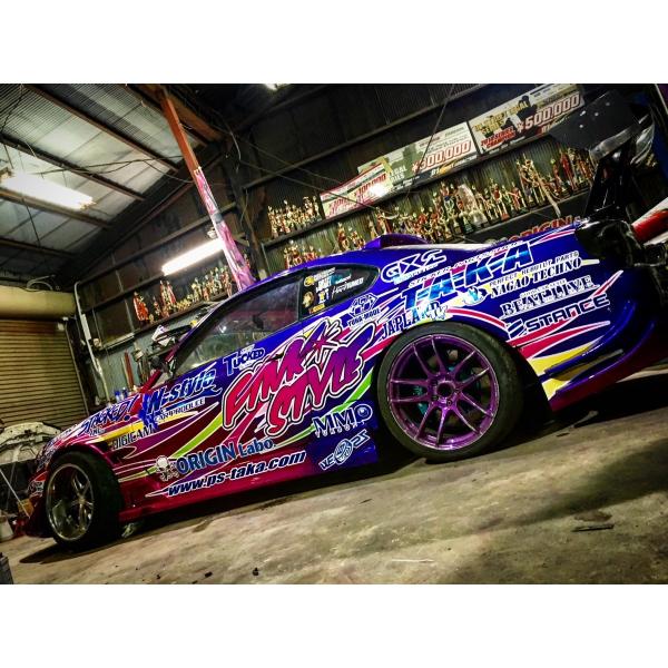 2025 中村龍 D1GP S13シルビア 1/10ラジコン用 バイナル