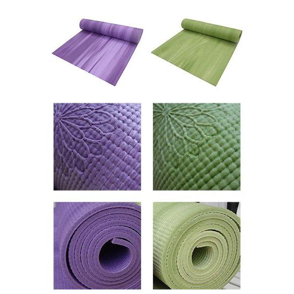 easyoga イージーヨガ ウインドヨガマット 6mm厚 ヨガマット 柄