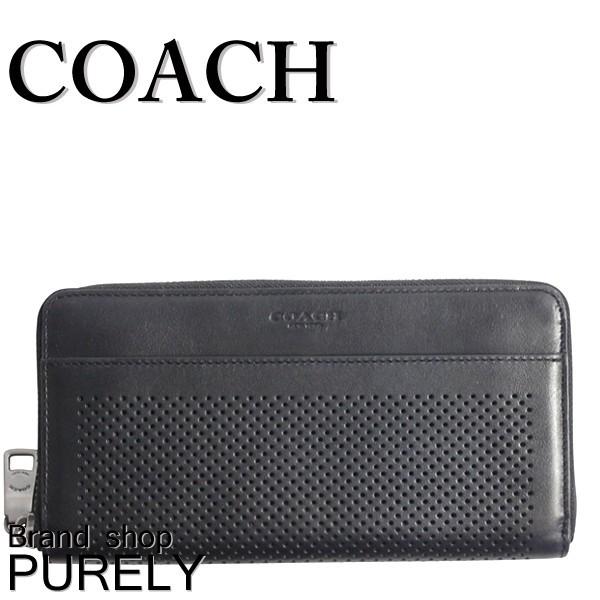 コーチ COACH 財布 メンズ パーフォレイテッド レザー アコーディオン