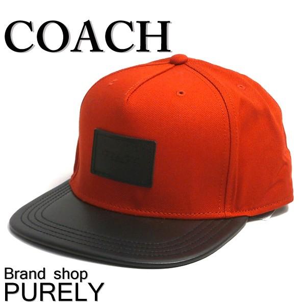コーチ COACH 帽子 メンズ カラーブロック フラット ブリム キャップ