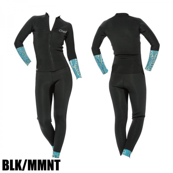 オニール レディース 2点セット 長袖ジャケット パンツ ウェットスーツ