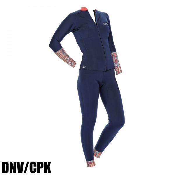 オニール レディース 2点セット 長袖ジャケット パンツ ウェットスーツ