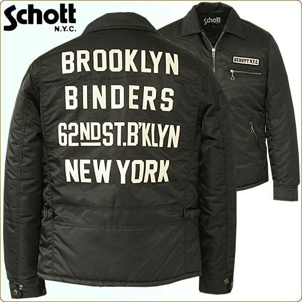 完売しました。Schott ショット トラッカージャケット ヘビーナイロンライダージャケット [BROOKLYN BINDERS] 3152020  /【Buyee】