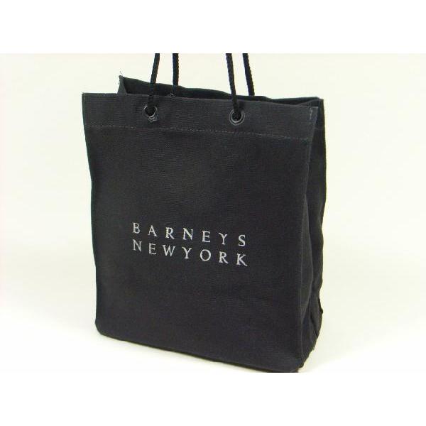 BARNEYS NEW YORKバーニーズニューヨーク縦長ロゴトートバッグ