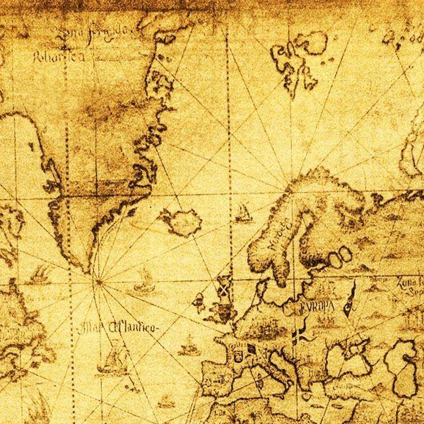 アンティーク風 布製 世界地図 インテリア ポスター 大航海時代