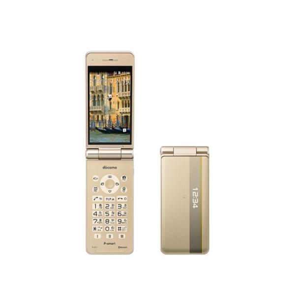 P-01J 折りたたみ式携帯電話 ゴールド 新品 未使用品」 docomo P-smart ケータイ P-01J Gold ゴールド