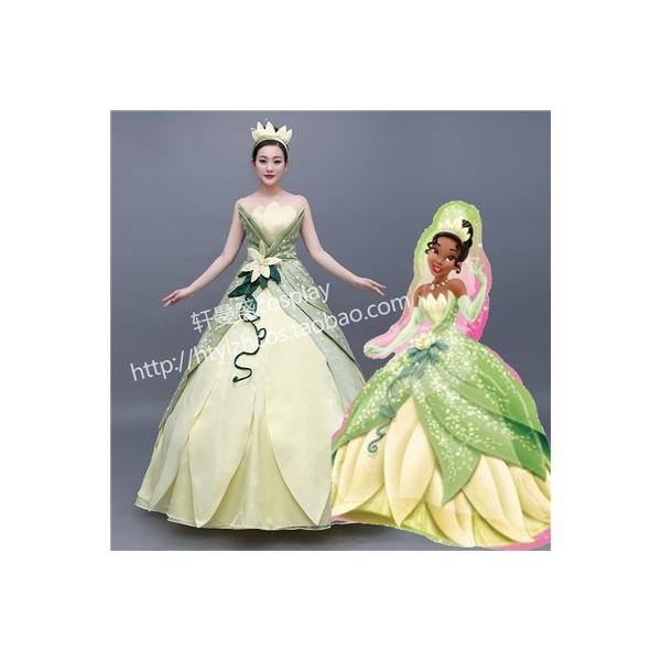 プリンセスと魔法のキスティアナドレス