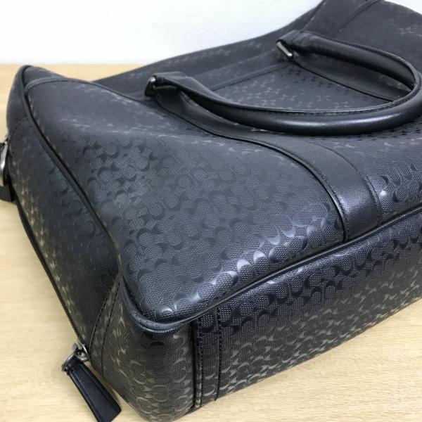 COACH ／ コーチ F70766 ブラック HPC コミューター レザー 