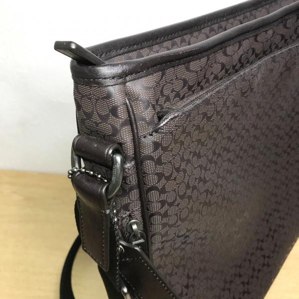 コーチ メッセンジャー ショルダーバッグ COACH ／ コーチ ミニシグネチャーPVC メンズ