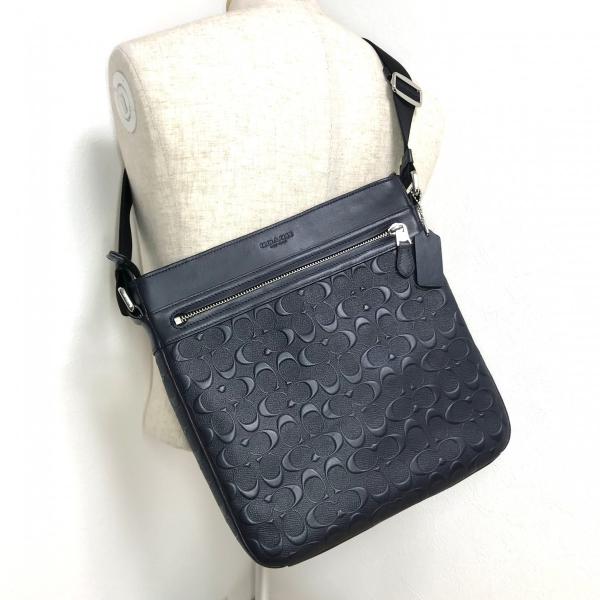 極美品　コーチ　ボディバック　ショルダー　レザー　シグネチャー　7 COACH コーチ ショルダーバッグ レディース シグネチャー 2way