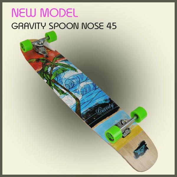 NEWモデル GRAVITY グラビティ スケートボード Spoon Nose 45