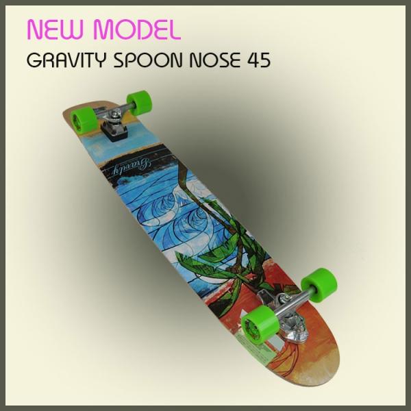 スケートボード Gravity Skateboards NEWモデル GRAVITY グラビティ スケートボード Spoon Nose 45