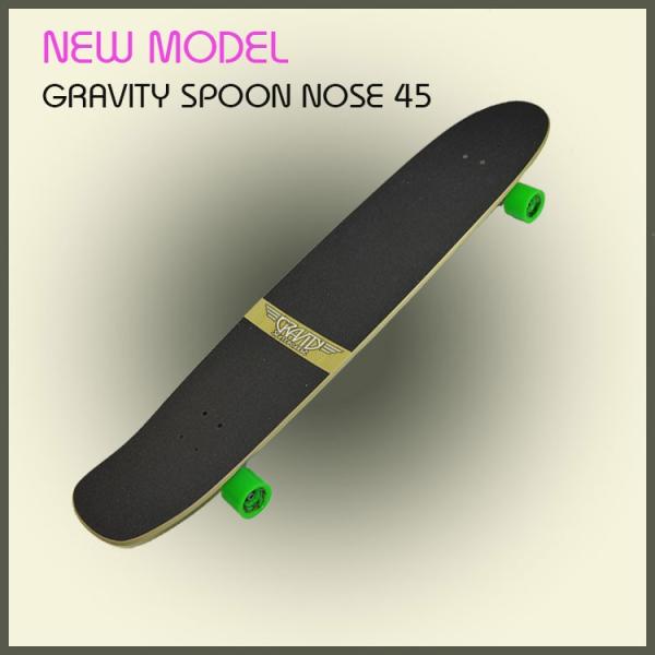 NEWモデル GRAVITY グラビティ スケートボード Spoon Nose 45 スラスター3搭載 送料無料 サーフスケート /【Buyee】