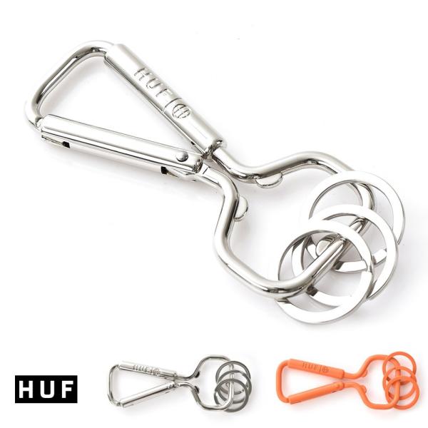 HUF カラビナ キーホルダー（ハフ カラビナ キーホルダー huf