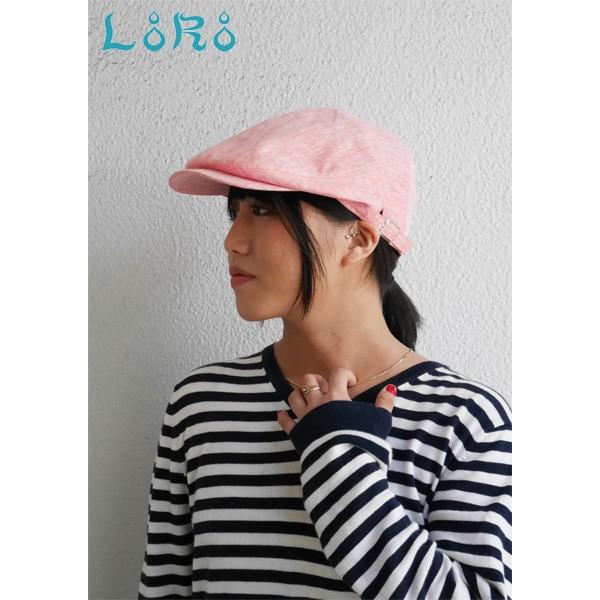 帽子 ハンチング メンズ レディース 春夏 LoRo リネンハンチング