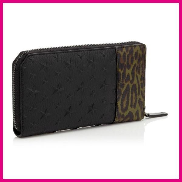 ジミーチュウJIMMY CHOO 財布長財布ラウンドジップ新作ブラック