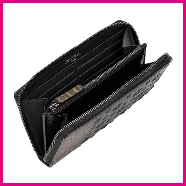 ジミーチュウJIMMY CHOO 財布長財布ラウンドジップ新作ブラック