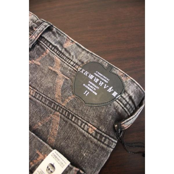 SHAREEF / CHEMICAL DENIM JQ SKINNY PANTS＜ケミカルデニムジャガード 