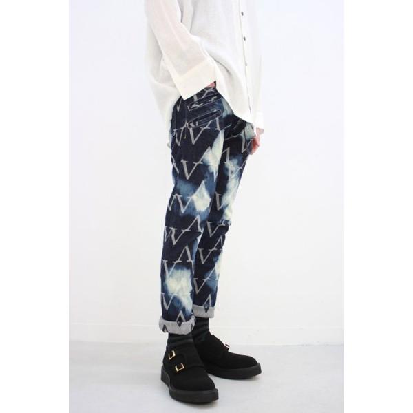 SHAREEF / CHEMICAL DENIM JQ SKINNY PANTS＜ケミカルデニムジャガード 