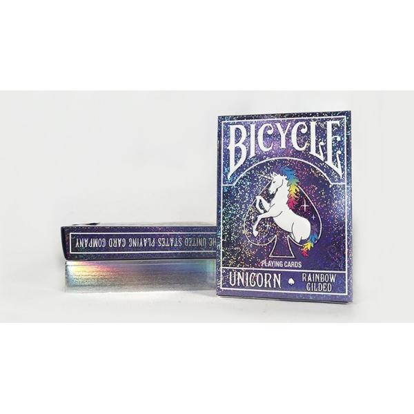 Unicorn Rainbow Gilded Bicycle Playing Cards バイスクル