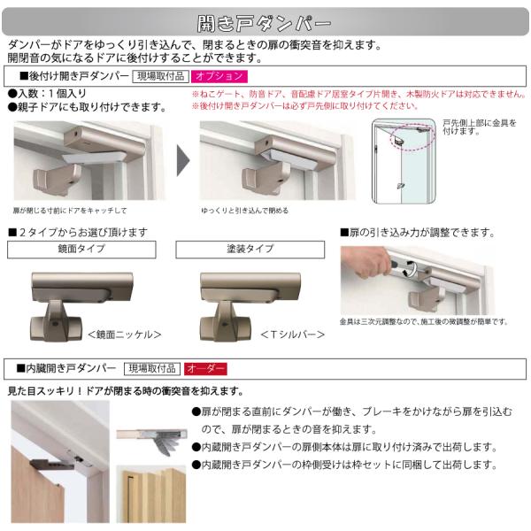 大建 ダイケン 惜しみ ハピア ０６デザイン 片開きドアセット /固定枠・見切枠/2000