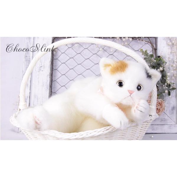 日本製三毛猫・Lサイズリアルネコぬいぐるみ /【Buyee】