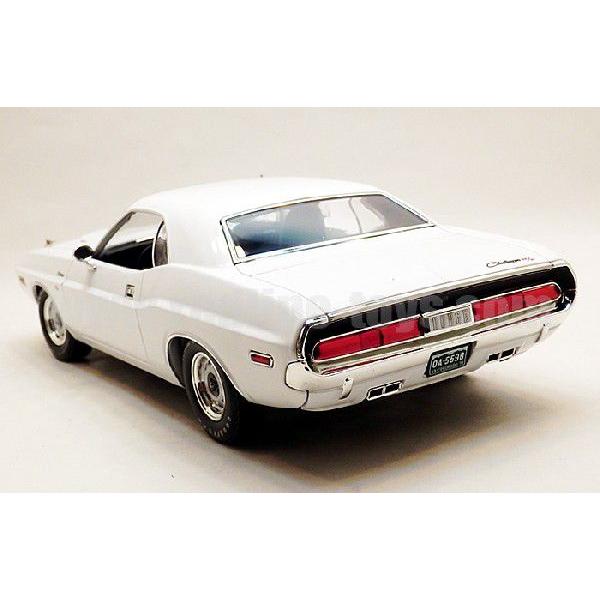アメ車ミニカー グリーンライト 1970 ダッジ チャレンジャー ホワイト