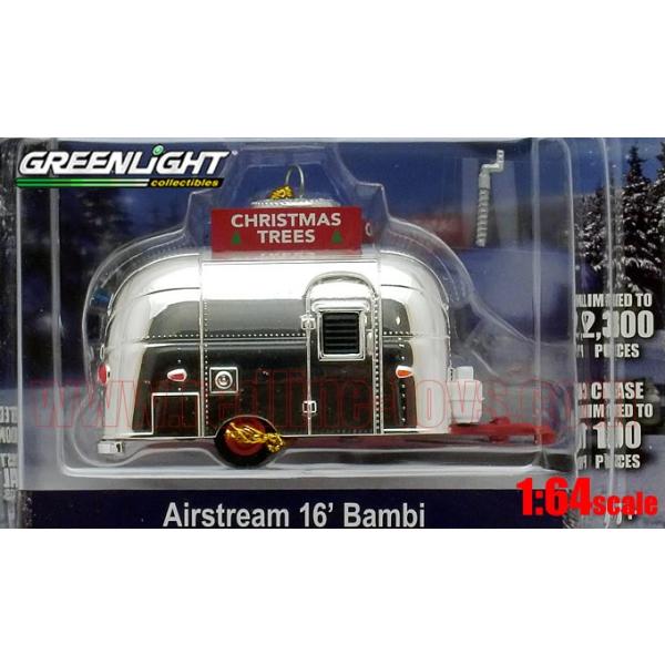 AIRSTREAM 16' BAMBI CUSTOM CAMPER BROWN 1:64 SCALE COLLECTOR