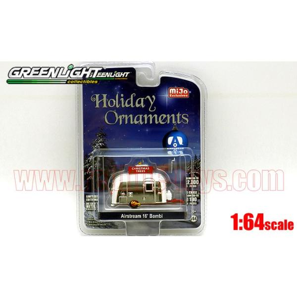 AIRSTREAM 16' BAMBI CUSTOM CAMPER BROWN 1:64 SCALE COLLECTOR