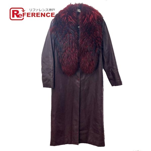 ロエベ フォックス毛皮コート LOEWE/ロエベ フレア 軽量 毛皮 カラー