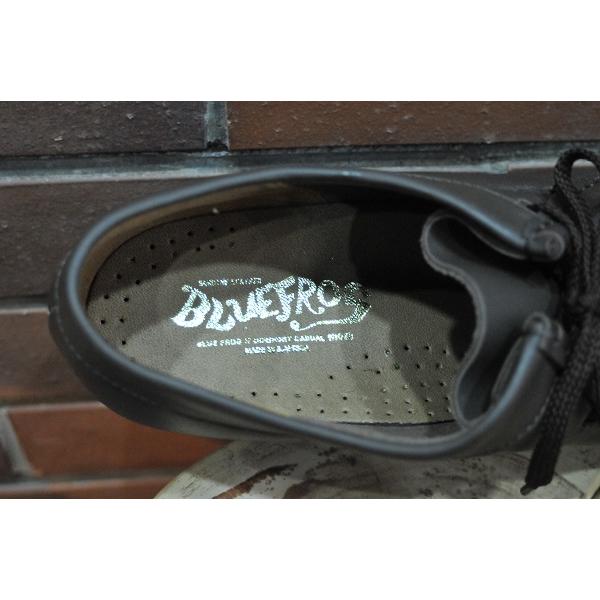 BLUE FROG ブルーフロッグ ”DENVER” ワラビーモカシン 表革 ダーク 