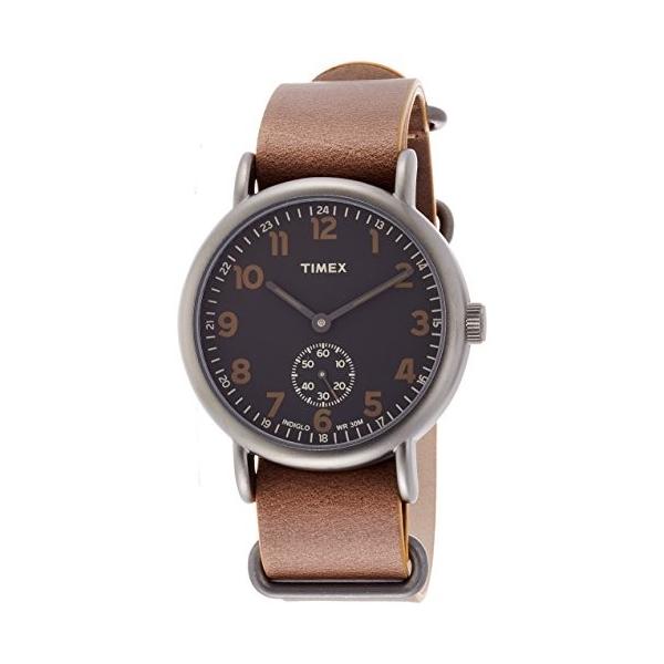 タイメックス]TIMEX ウィークエンダービンテージスモールセコンド40mmブラウンレザーストラップ【国内正規品】 TW2P86800 【正規輸入品  /【Buyee】