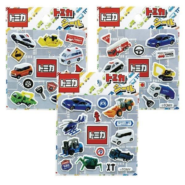 トミカ トミカシール 3種類柄3枚1セット 車 /【Buyee】 Buyee