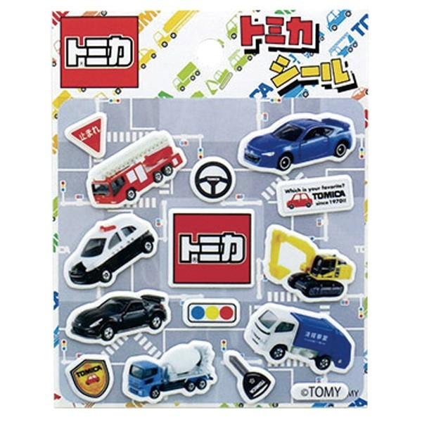 トミカトミカシール3種類柄3枚1セット車/【Buyee】