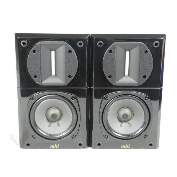 中古】 【中古】良好 mhi Evidence MM01A スピーカー ペア ブラック