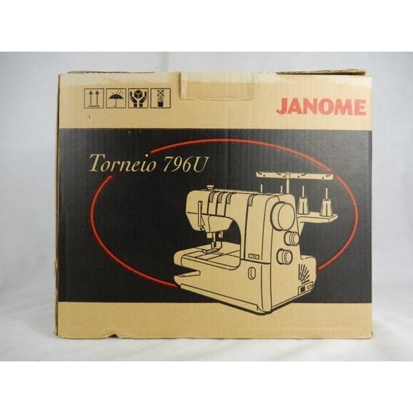 中古】 良好 JANOME ミシン トルネイオ 796U カバーステッチ DIY 手芸