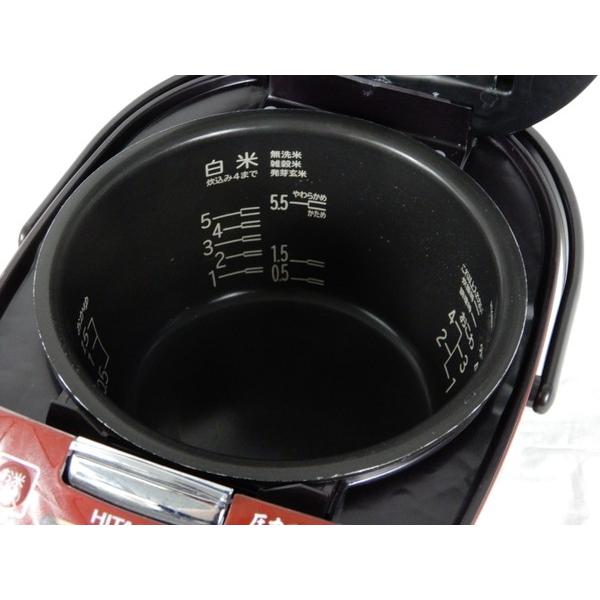 中古】 中古日立ふっくら御膳RZ-TS101M 圧力スチームIH炊飯器5.5合