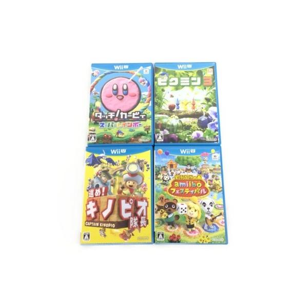 Wii U - WiiU 本体 ソフト4本セット WUP-101(01) Wii Uソフト4本セット（WiiU 本体 ソフト4本セット WUP-101(01)）