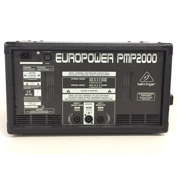 EUROPOWER PMP2000 パワードミキサー BEHRINGER PMP2000D EUROPOWER パワードミキサー(ボックスタイプ