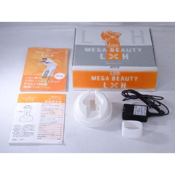 中古】 中古 ナリス化粧品 MEGA BEAUTY L×H 6A12000 美顔器 ホワイト 