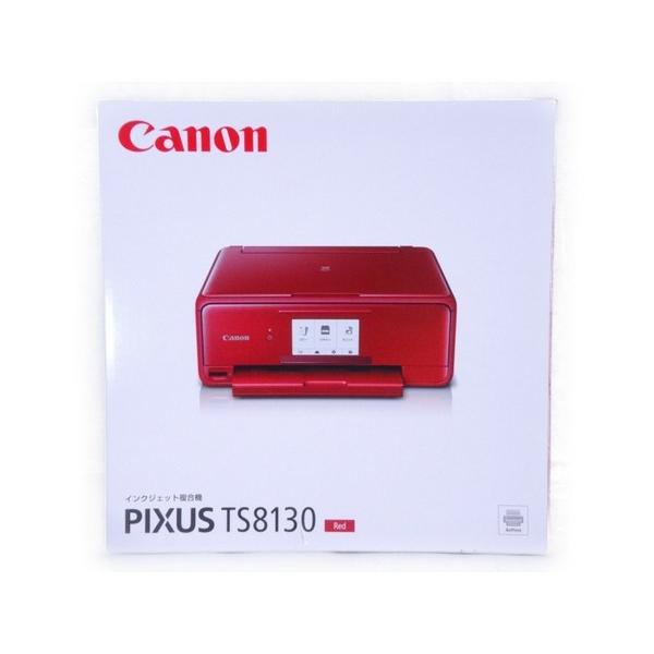 未使用【中古】 未使用CANON PIXUS TS8130 レッドインクジェット