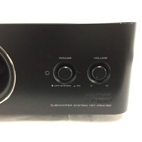 中古】 YAMAHA ヤマハ YST-FSW150 サブウーファー ブラック T3110294