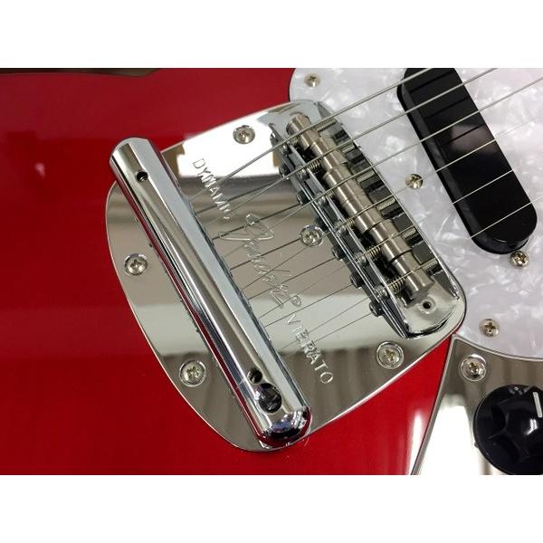 美品 【中古】 Fender Japan Mustang Thinline Candy Apple Red